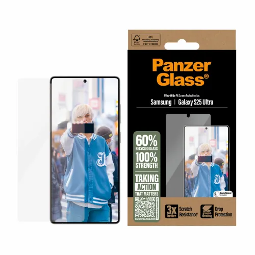 Panzerglass zaštitno staklo za Samsung Galaxy S25 Ultra, ultra wide fit  slika 1