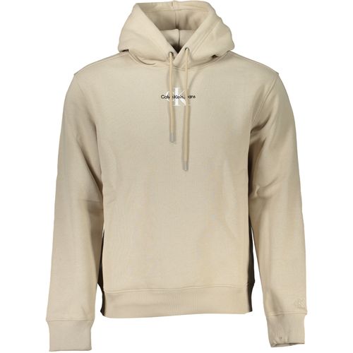 CALVIN KLEIN MEN'S BEIGE ZIPLESS SWEATSHIRT slika 1