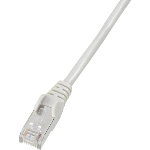 Digitus DK-1531-100 RJ45 mrežni kabel, Patch kabel cat 5e SF/UTP 10.00 m siva  1 St. slika 1