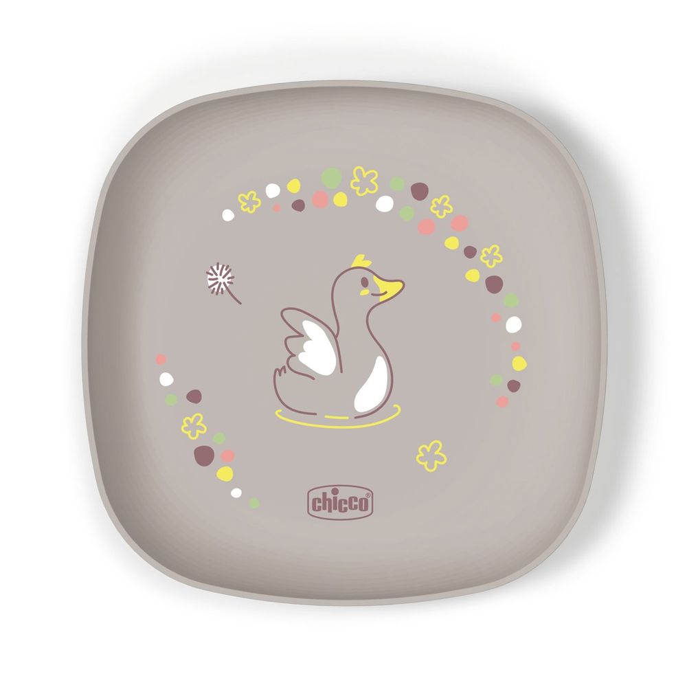 Chicco Dječiji set za jelo Baby's Dish, Grey slika 3