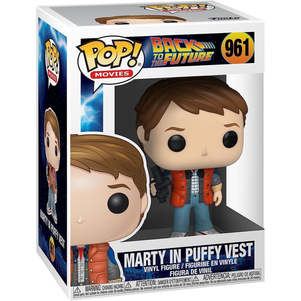 Funko POP figura Povratak u budućnost: Doc i Marty u prsluku slika 2
