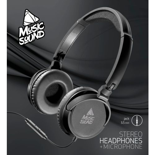 Cellularline Music Sound slušalice on-ear black slika 3