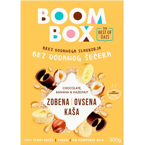 Boom Box Zobena kaša Čokolada, Banana, Lješnjaci 300g slika 2