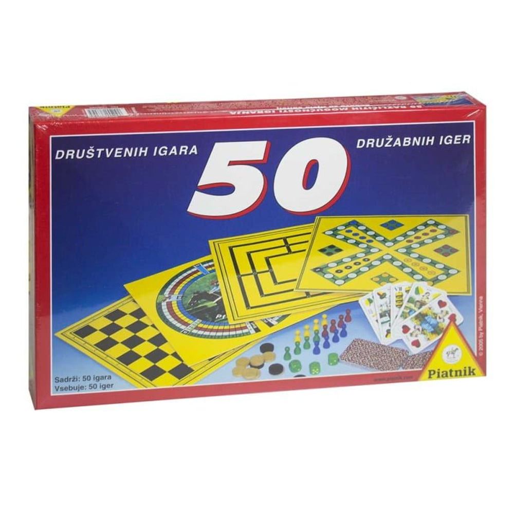 Piatnik Set 50 društvenih igara slika 1