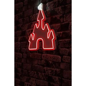 Wallity Ukrasna plastična LED rasvjeta, Castle - White, Red