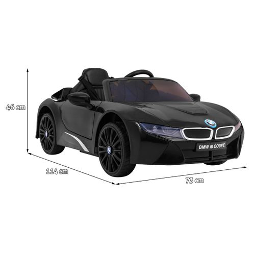 Licencirani auto na akumulator BMW I8 LIFT - crni slika 2