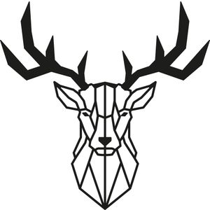 Wallity Metalna zidna dekoracija, Deer2