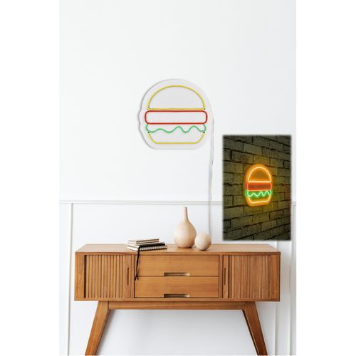 Wallity Zidna dekoracije svijetleća HAMBY, Hamburger - Multicolor slika 12