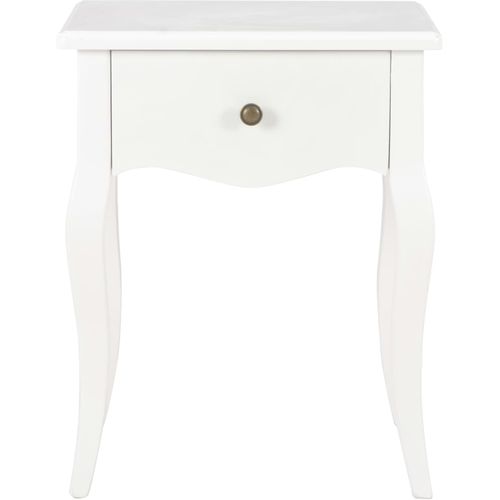 280005 Nightstand White 40x30x50 cm Solid Pine Wood slika 33