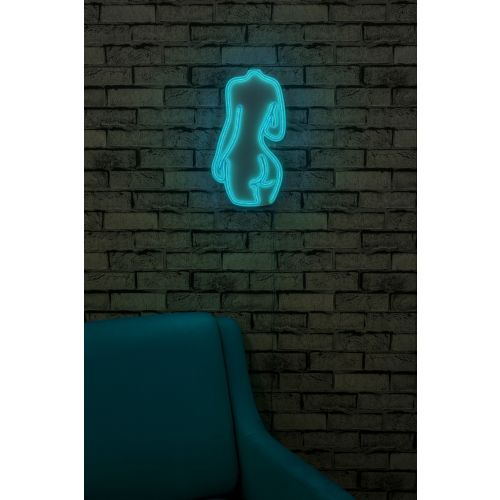 Wallity Ukrasna plastična LED rasvjeta, Sexy Woman - Blue slika 3