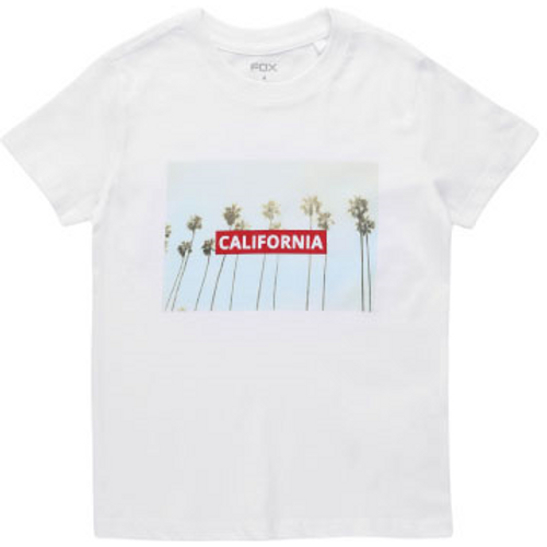 FOX Majica za dečake California bela slika 1