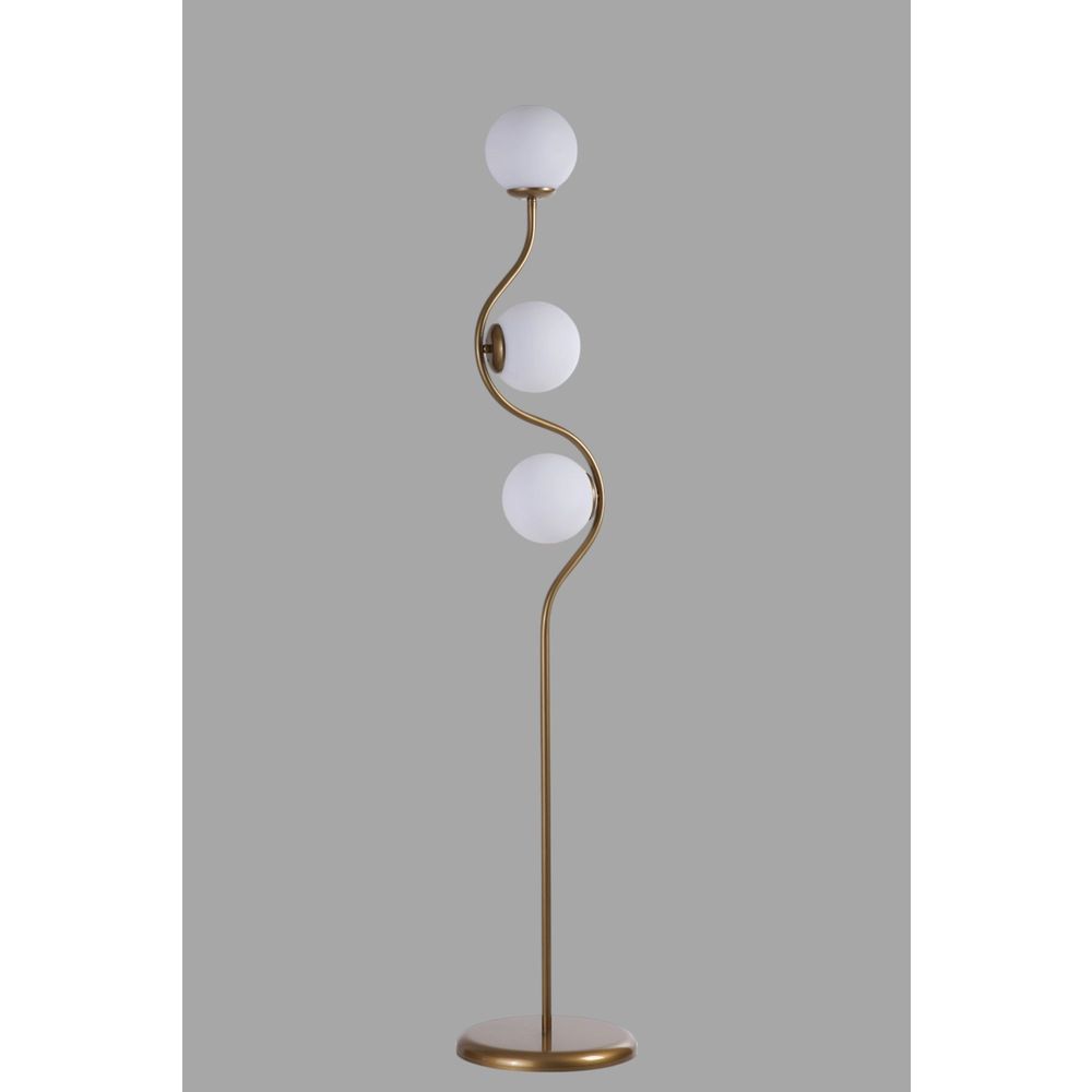 Opviq Podna lampa 036, med, zlatna slika 3