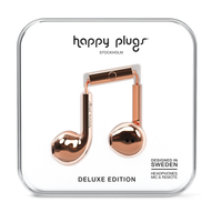 Happy Plugs, Earbud Plus slušalice,Ružičasto Zlatna