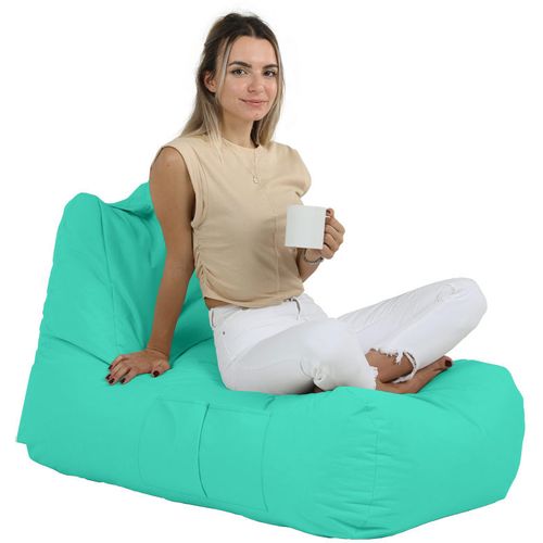 Atelier Del Sofa Vreća za sjedenje, Trendy Comfort Bed Pouf - Turquoise slika 7