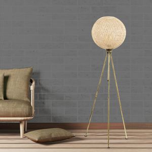 Opviq Podna lampa PIED metal- juta zlatna, promjer 35 cm, visina 138 cm, E27 45-60 W, Pied - Gold