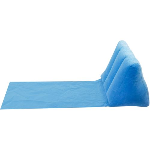 Ležaljka za plažu na napuhavanje s naslonom plava slika 2
