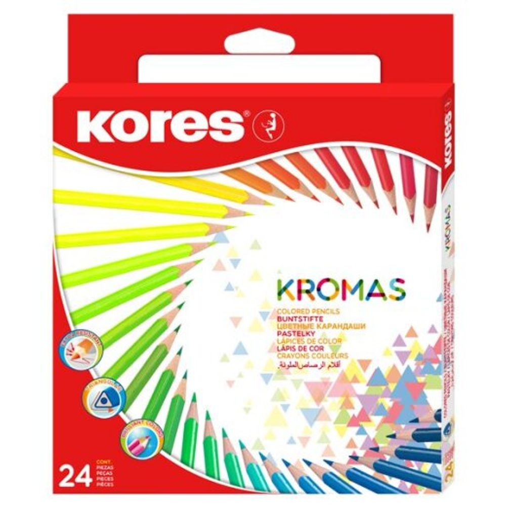 Kores bojice drvene 24/1 KROMAS slika 1