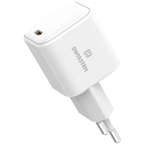 SWISSTEN punjač GaN 1x USB-C 65W POWER DELIVERY, bijeli slika 4