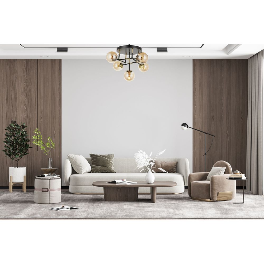 Luster AV-4331-5T-BSY u Crno-Zlatnoj Boji slika 2