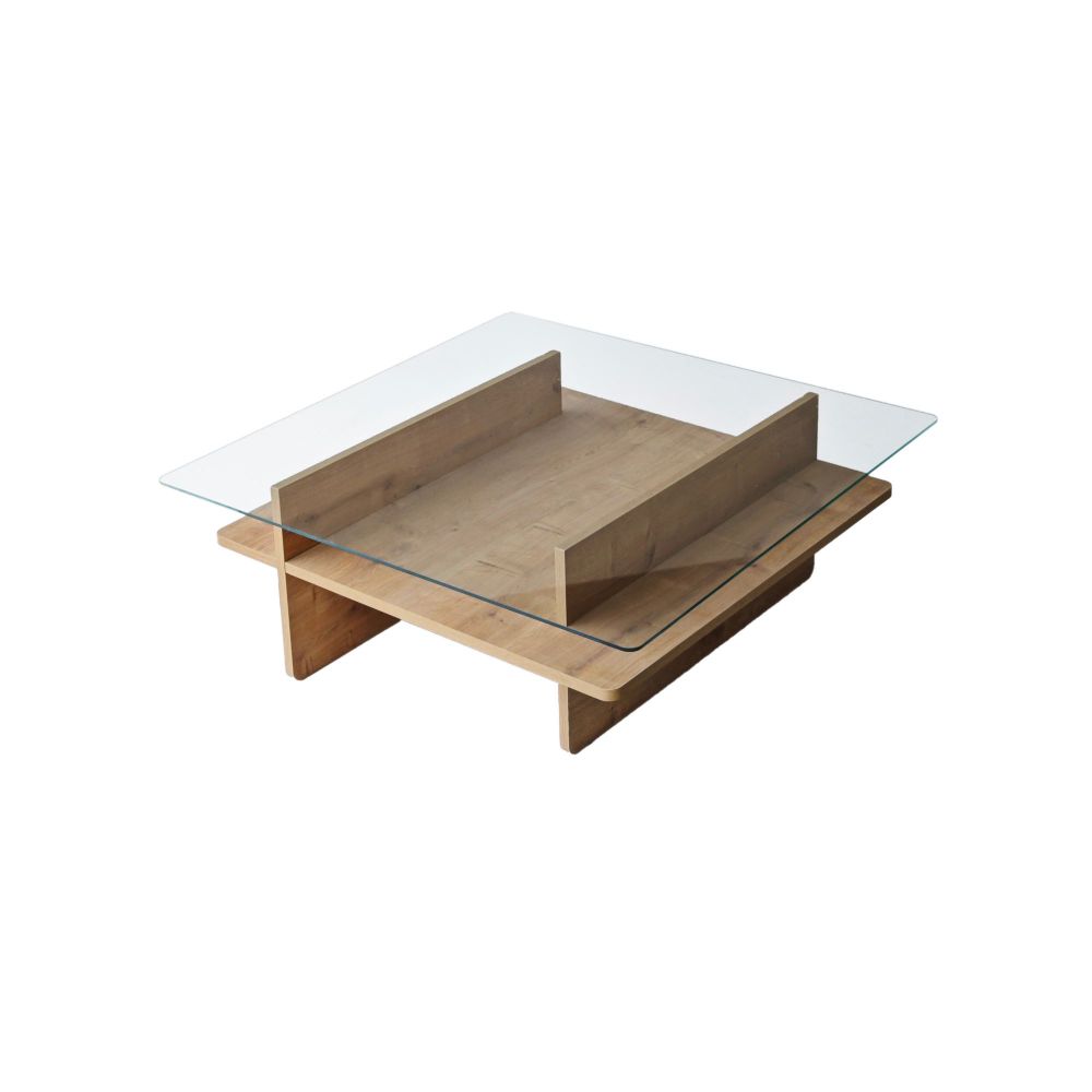 Kafa stol Saga Square - Plavi i prozirni slika 9