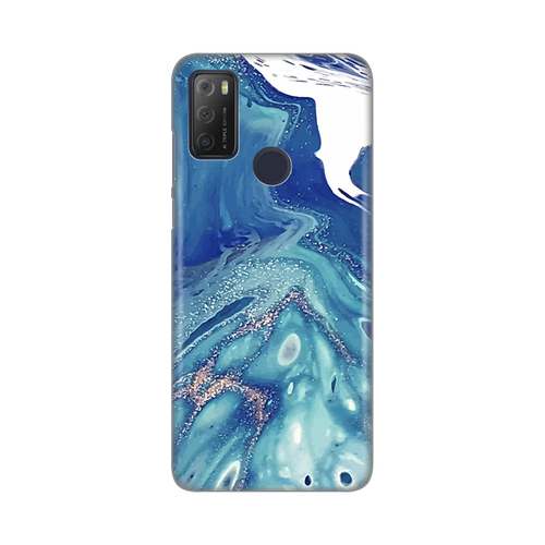 Torbica Silikonska Print za Alcatel 1S 2021/3L 2021/A1 Alpha 21 Blue Marble slika 1