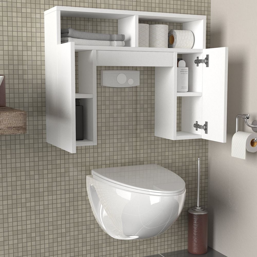 Geronimo - White White Bathroom Cabinet slika 3