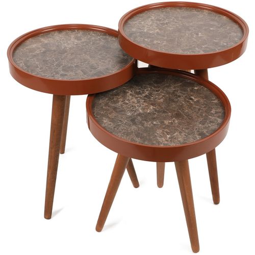 Linea Walnut
Grey Nesting Table (3 Pieces) slika 2