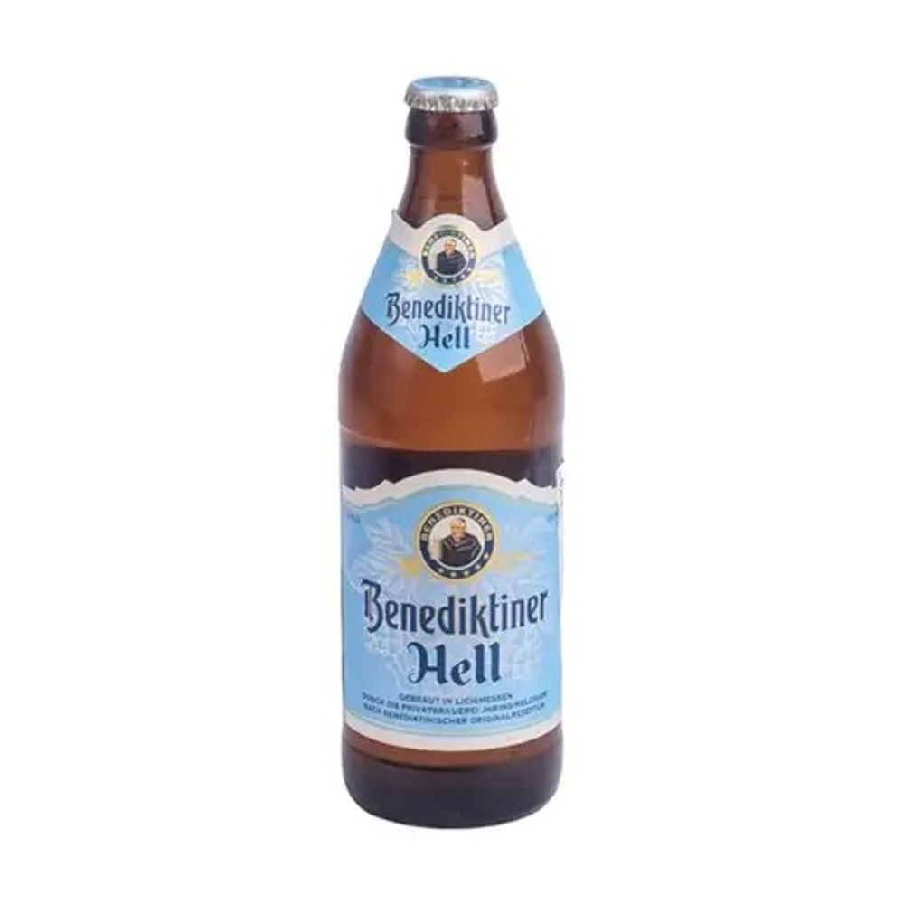 Benedktiner Hell pivo flaša 5% 500ml slika 1