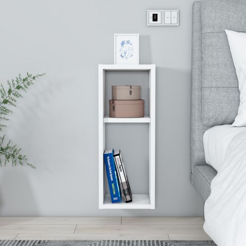 Klaus - White White Nightstand slika 3