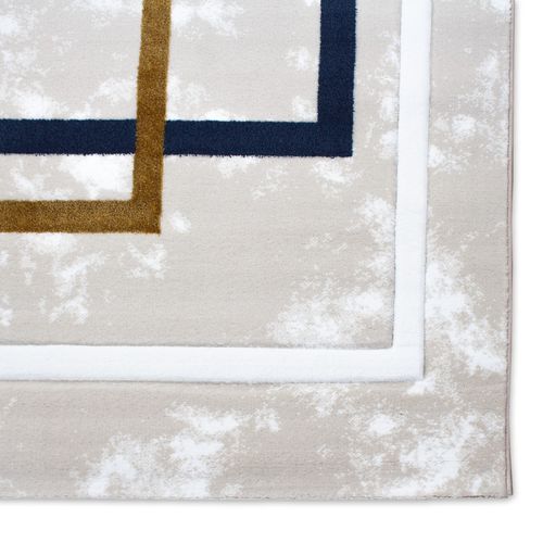 Conceptum Hypnose  2654A - Gold  Gold
Dark Blue
Brown
White Hall Carpet (80 x 150) slika 4