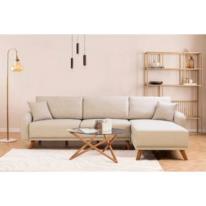 Atelier Del Sofa Hera 2 Corner - Cream Cream Corner Sofa-Bed