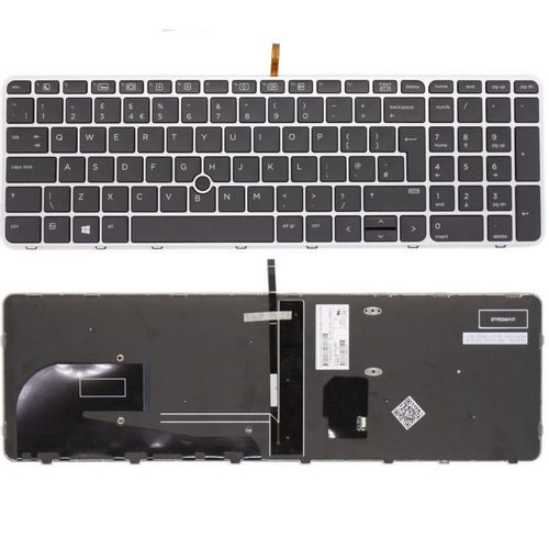 Tastatura za laptop HP EliteBook 750 G3 850 G3 G4 sa pozadisnkim osvetljenjem i gumbom slika 1