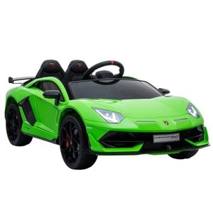 Licencirani Lamborghini Aventador zeleni - auto na akumulator