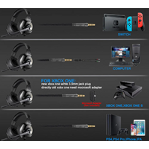 Slušalice PS4/ Xbox One/ Nintendo Switch Onikuma K6 slika 5