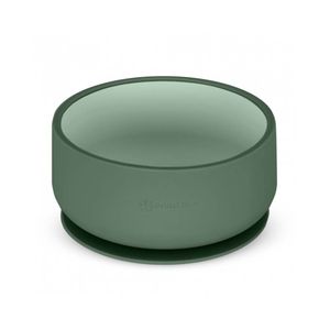 PETITE&amp;MARS Silikonska zdjelica s vakuumom 450 ml Take&amp;Match 6 m+, Misty Green