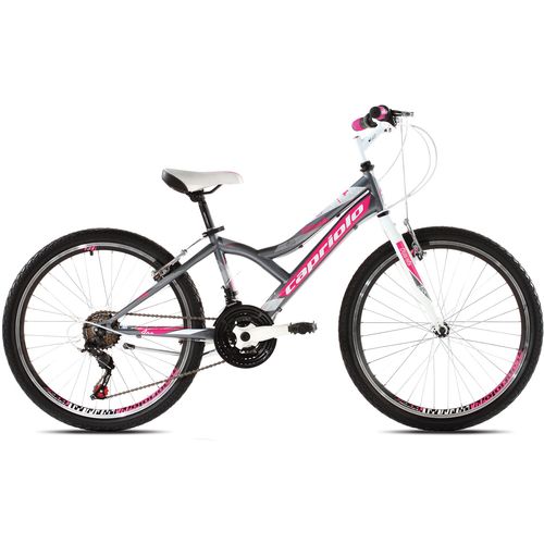 CAPRIOLO bicikl MTB DIAVOLO 400/18HT grafitna-roza slika 1