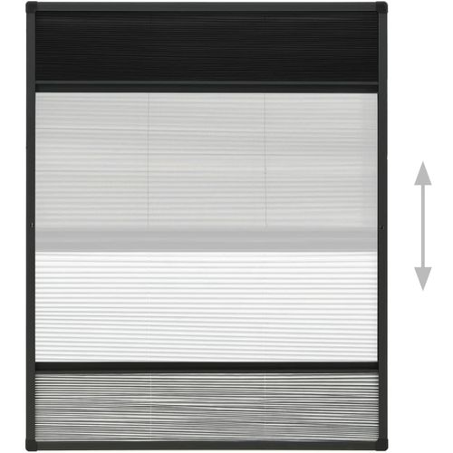 Nabrani zaslon protiv insekata za prozore aluminijski 60x80 cm slika 21