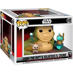 POP figure Star Wars 40Th Jabba The Hutt &#38; Salacious B Crumb