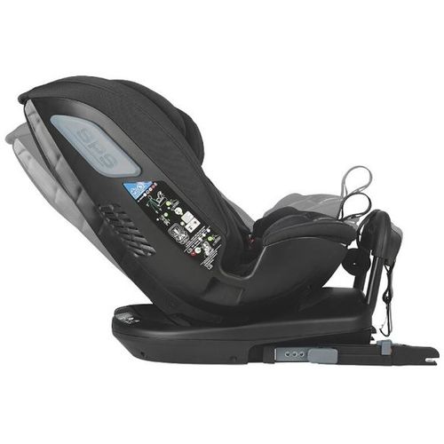 Coccolle® Autosjedalica Velsa iSize 360° 40-150cm Isofix, Jet Black slika 12