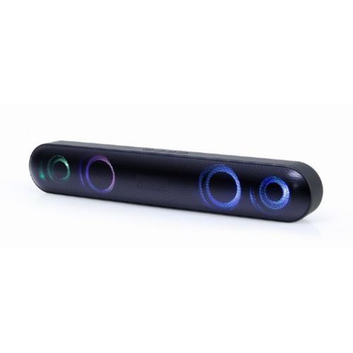 Gembird Bluetooth soundbar with LED light effect, black slika 1