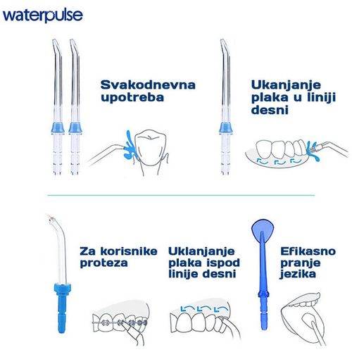 WaterPulse v700 oralni tuš za zube i desni (crna) slika 6