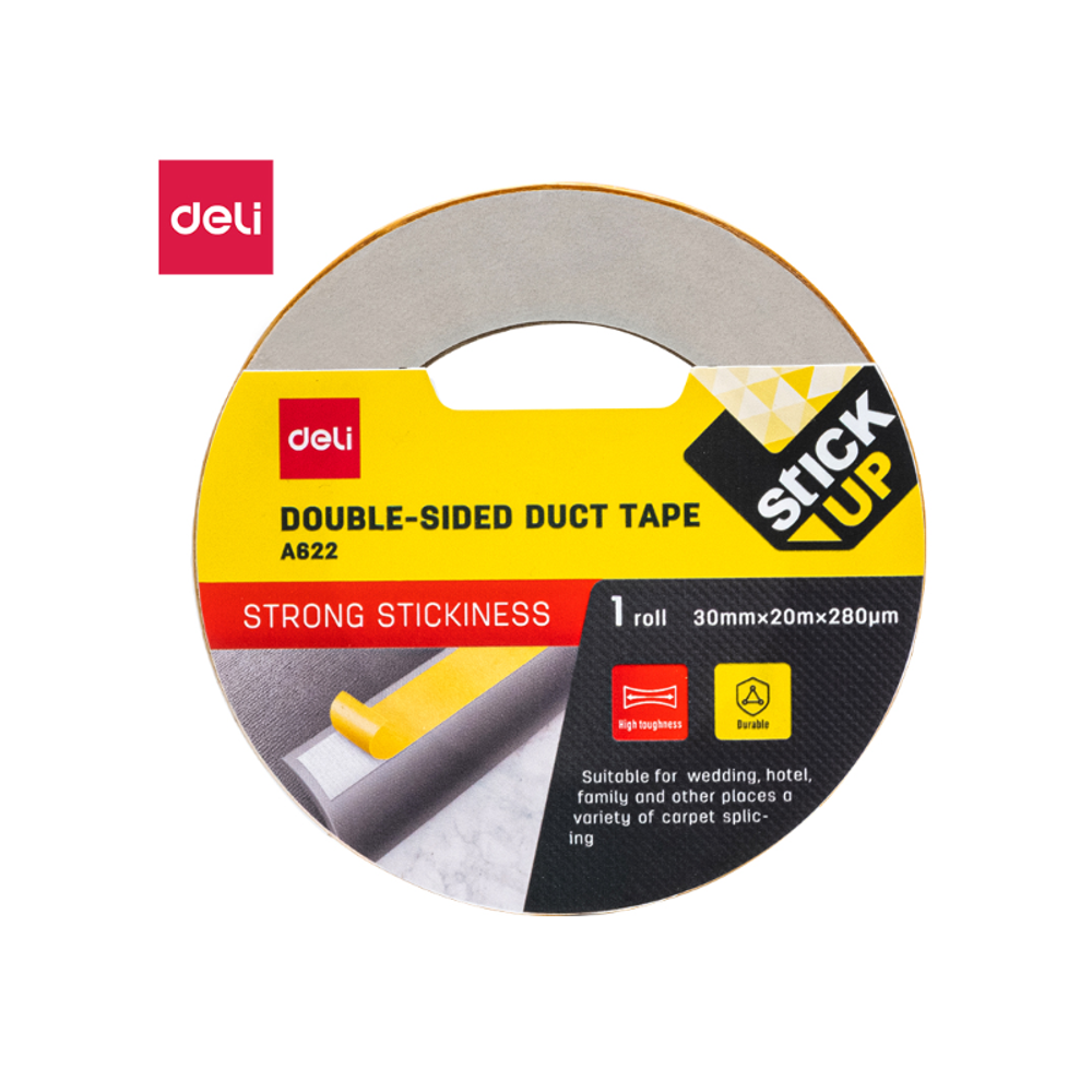 Deli obostrano ljepljiva Duct traka 30mmx20m - 280mic EA622 slika 1
