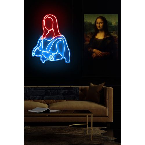 Wallity Ukrasna plastična LED rasvjeta, Mona Lisa - Red slika 9