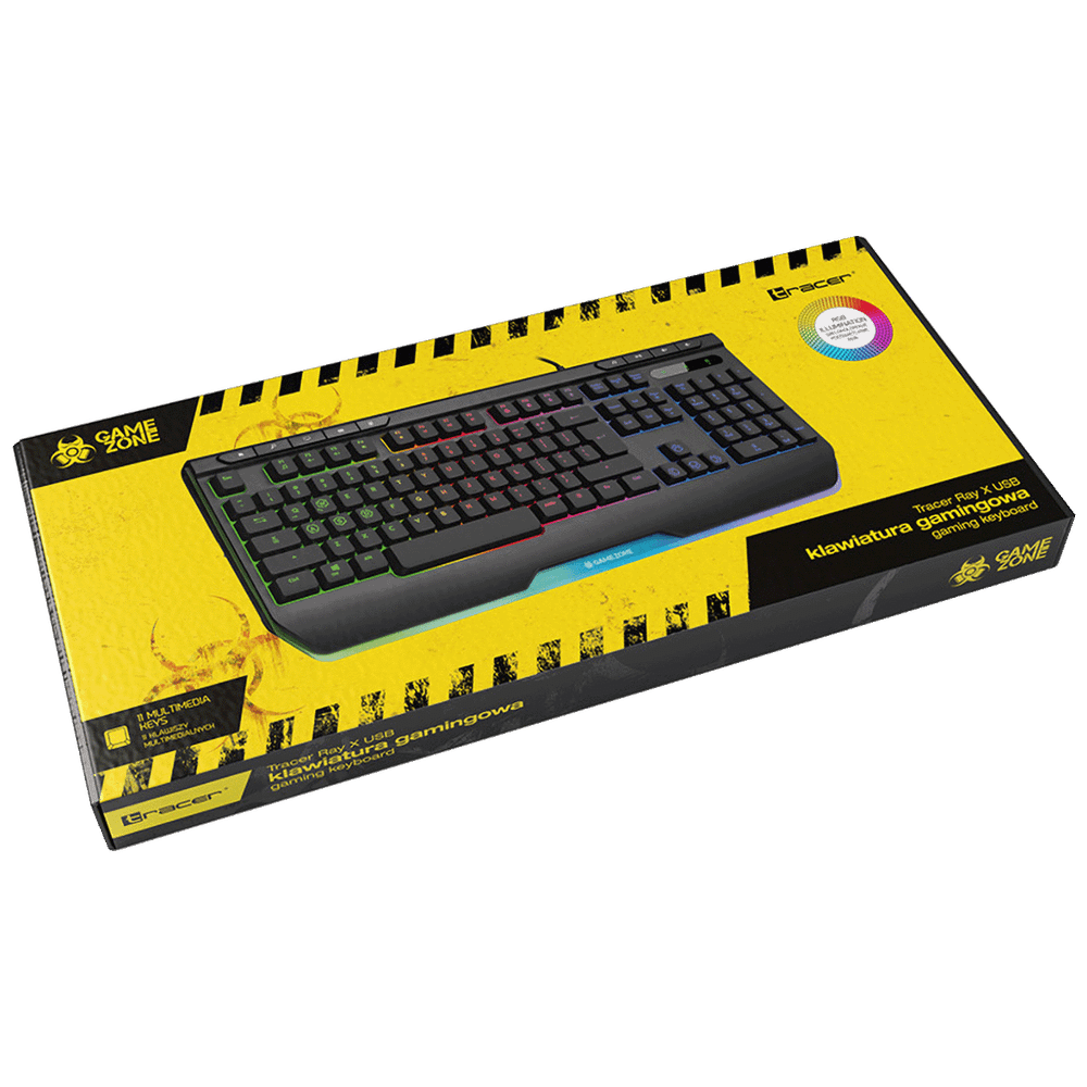 Tracer Tastatura sa RGB osvjetljenjem, gaming - GAMEZONE RAY X USB slika 3