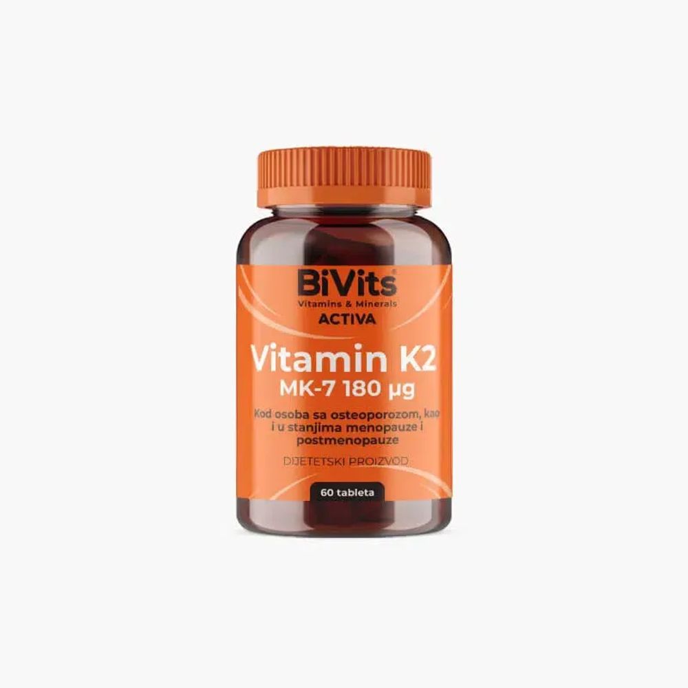 BIVITS VITAMIN K2 MK-7 180MCG A60 slika 1