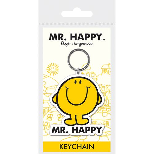 PYRAMID MR MEN (MR HAPPY) RUBBER KEYCHAIN slika 2