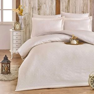 Damask - Cream Cream Exclusive Satin Double Quilt Cover Set