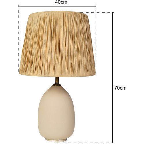 YL213 Cream Lamp Shade slika 3