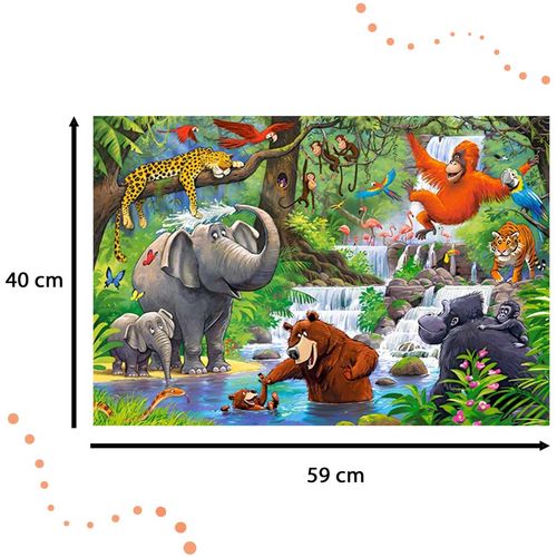 Castorland puzzle životinje iz džungle 40kom. slika 4