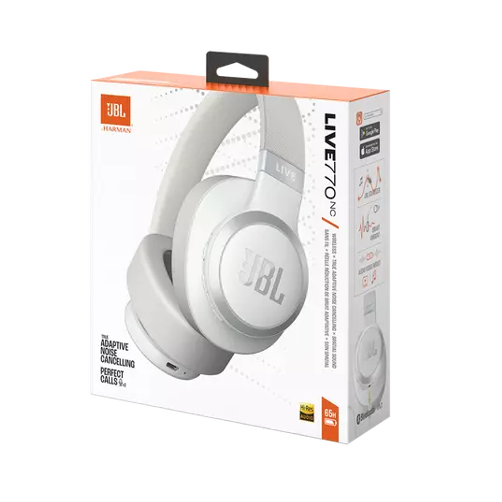JBL LIVE 770 NC WHITE bežične bluetooth slušalice over-ear slika 6